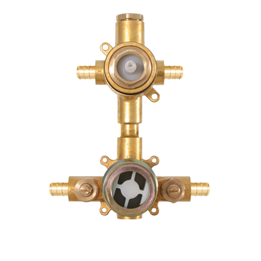 Uniplex pressure balance valve with diverter – PEX connection