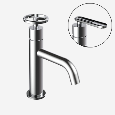 Single-hole lavatory faucet