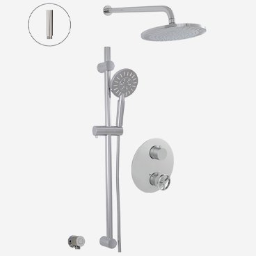 1840 Thermostatic shower system – 2 functions