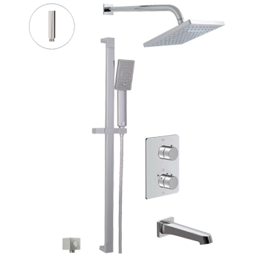 Misto thermostatic shower system – 3 functions